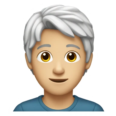 White teenager boy with brown eyes and brown hair  in car interior sticker