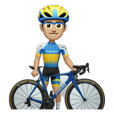 Remco evenepoel cycliste  sticker