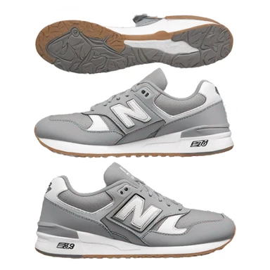 New balance 530 grey sticker