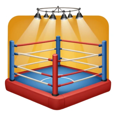 wrestling ring sticker