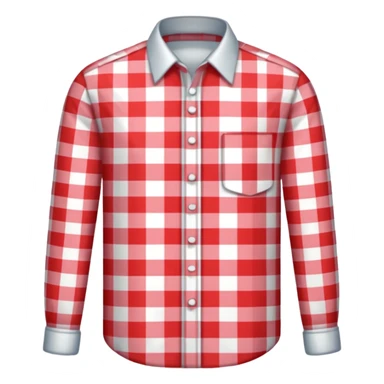 gingham shirt man sticker