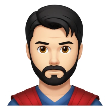 chris hemsworth black hair and beard sticker