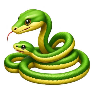 baby snake sticker