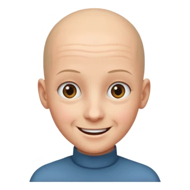 eleven with bald hair sticker