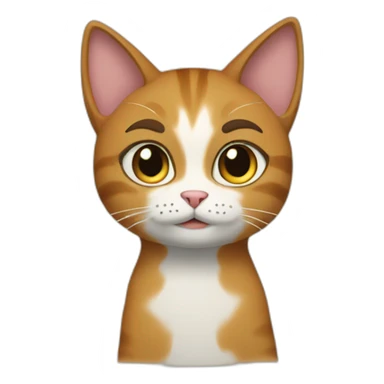 furguson the cat new girl sticker