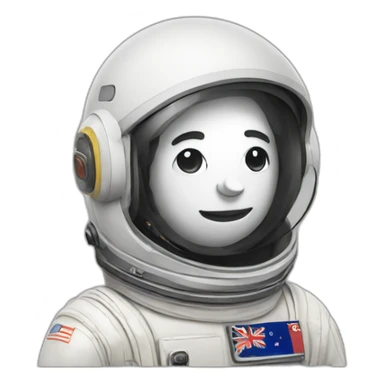 A Hipster Austronaut sticker