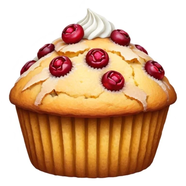 cranberry orange muffin sticker