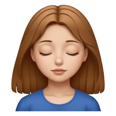 Kapalı kız suratı sticker