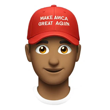 Make America Great again hat  sticker