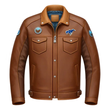 Mustang jacket sticker