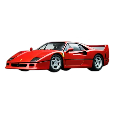 Ferrari F40 sticker