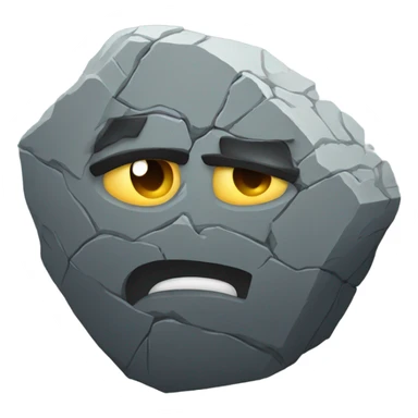 crumbling stone sticker