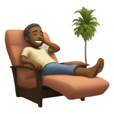 Relaxing sticker