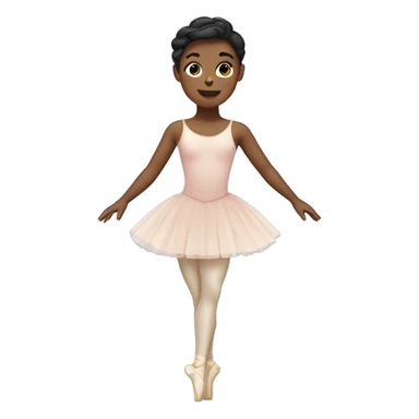 gender neutral ballet dancer wearing a unitard sticker