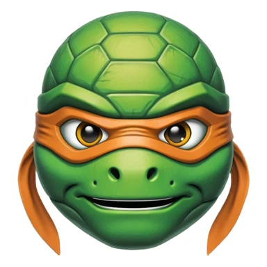 Ninja Turtle Mask sticker