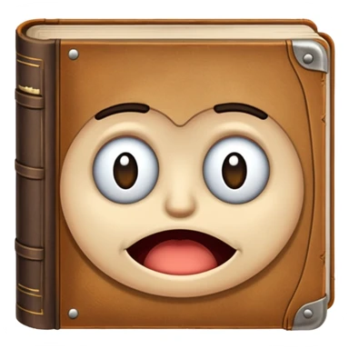 a book with the emotion of embarrassment sticker