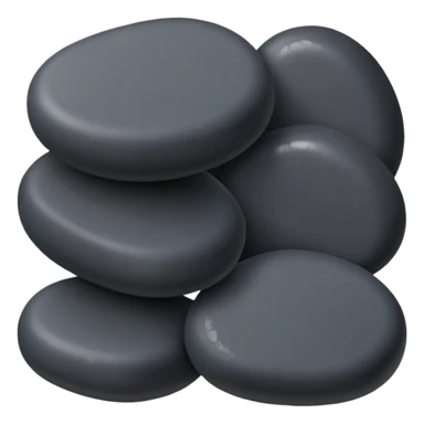 Spa stones for massage sticker