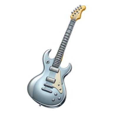 metal guitar sticker