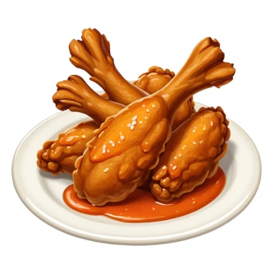 chicken wings buffalo sticker