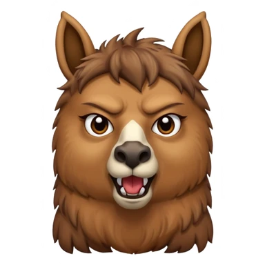 spitting llama sticker