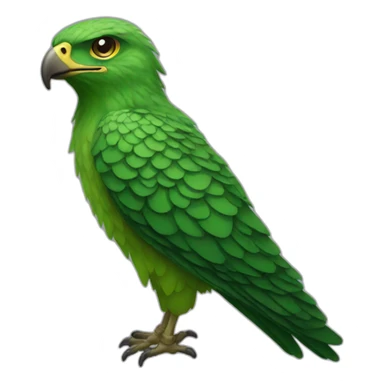 green-hawk sticker