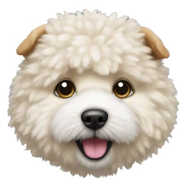 Bichon and quokka hybrid sticker