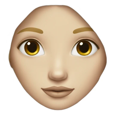 White skin Mermaid  blonde hair sticker