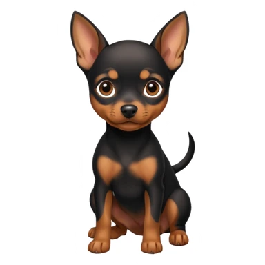 cachorro pinscher  sticker