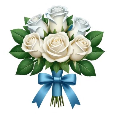 The bride's bouquet sticker
