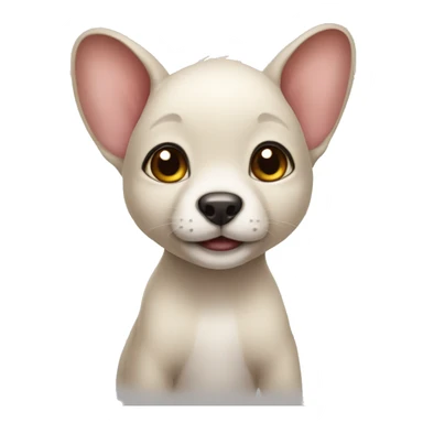 Earless cute animal critter sticker