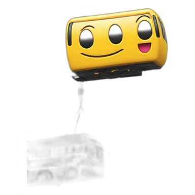 a wifi modem on a bus crane sticker