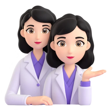 A good math teacher with black hair and beautiful eyes sticker