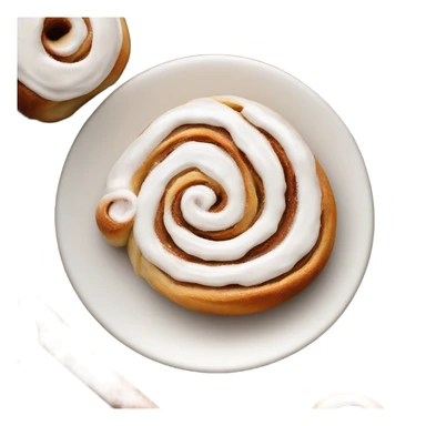 Christmas cinnamon roll sticker