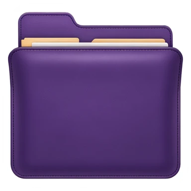 dark purple folder sticker