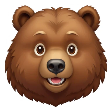 strong cute Grizzly Bear sticker