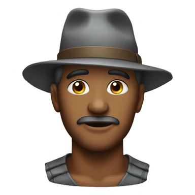 urgo man with hat sticker