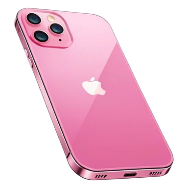 Pink iPhone 12 sticker