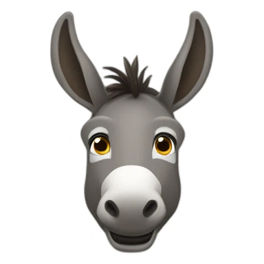 a donkey with the inscription кринж sticker