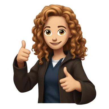 Hermione Jean granger thumbs up sticker