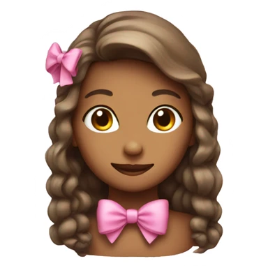 dear with pink bow sticker