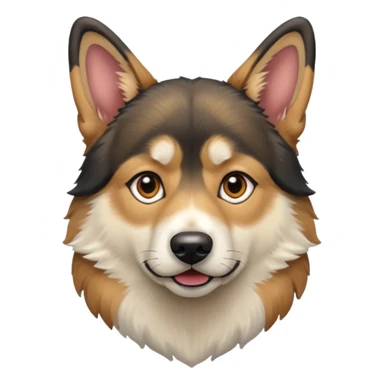 German shepherd husky mix sticker