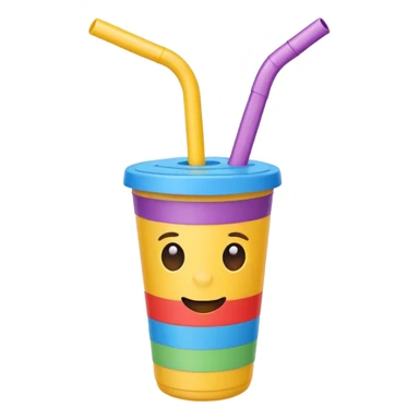 make a cute straw sticker