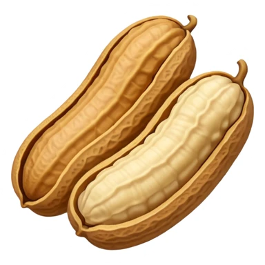 a Peanut with detail (no face) sticker