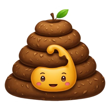  Pile of Poo on Apple iOS sticker