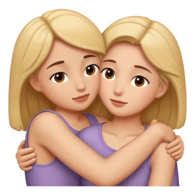 intimate moment between two sticker