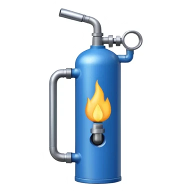 un cilindro de gas sticker