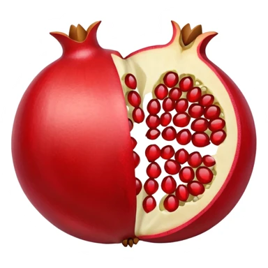 Pomegranate inside  sticker