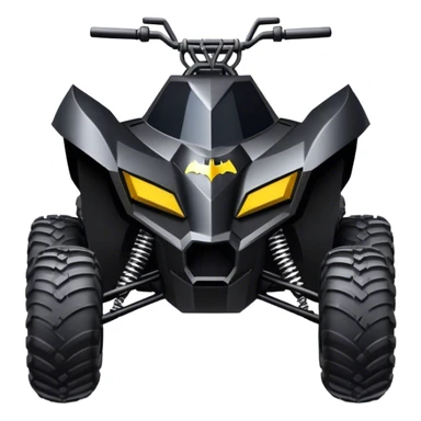 batmobile atv quad cross sticker