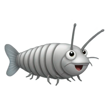 happy silverfish sticker