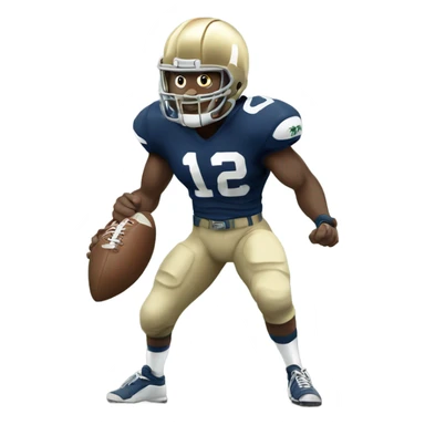 Fighting Irish with a football sticker